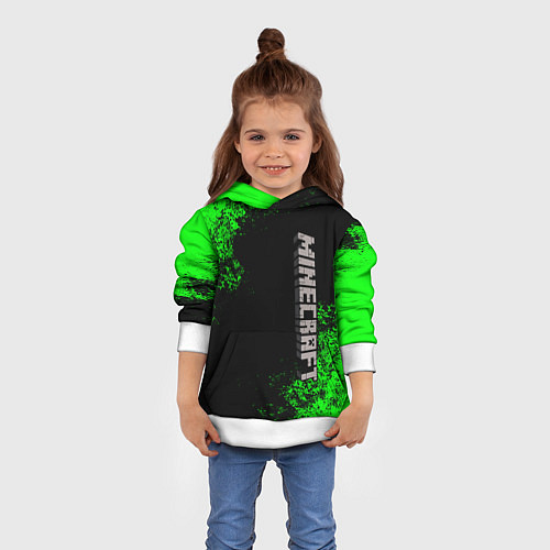 Детская толстовка MINECRAFT / 3D-Белый – фото 4