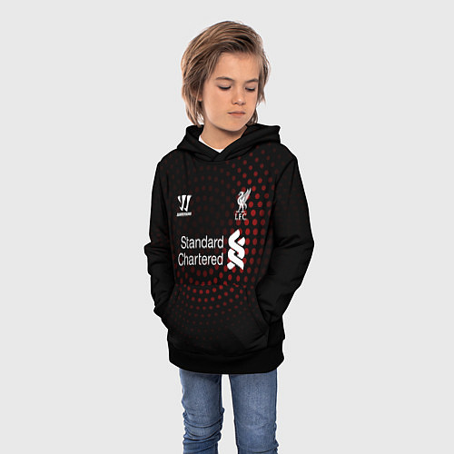 Детская толстовка Liverpool / 3D-Черный – фото 3