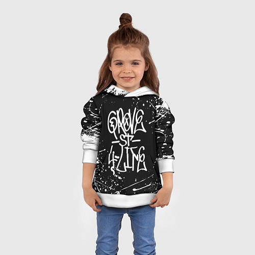 Детская толстовка GROVE STREET GTA / 3D-Белый – фото 4