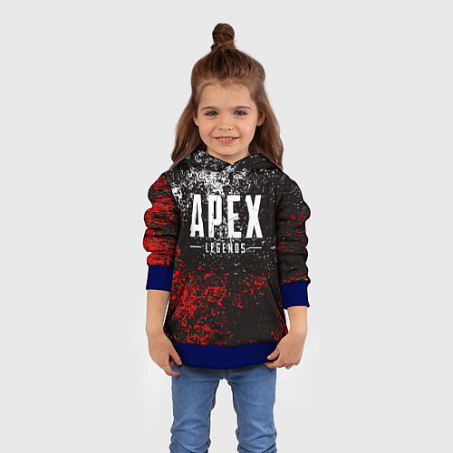 Детская толстовка APEX LEGENDS / 3D-Синий – фото 4