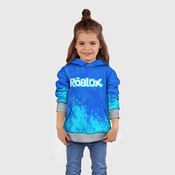 Толстовка-худи детская Roblox, цвет: 3D-меланж — фото 2
