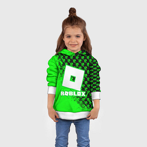 Детская толстовка Roblox / 3D-Белый – фото 4