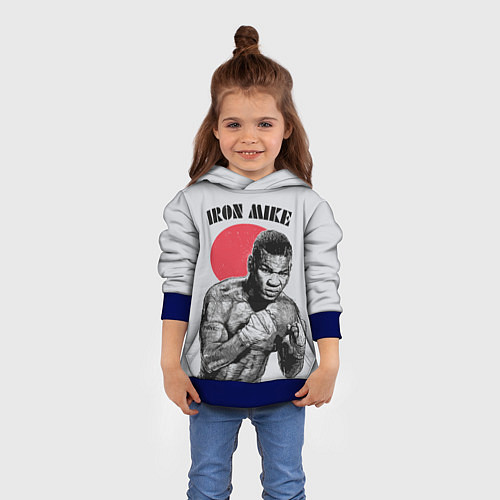 Детская толстовка Iron Mike / 3D-Синий – фото 4