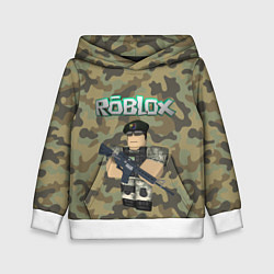 Детская толстовка Roblox 23 February Camouflage