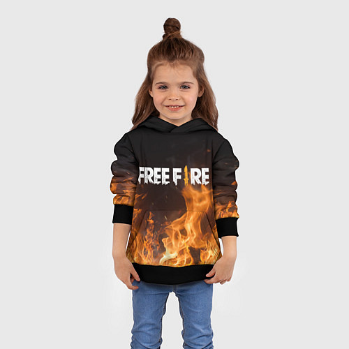 Детская толстовка FREE FIRE / 3D-Черный – фото 4