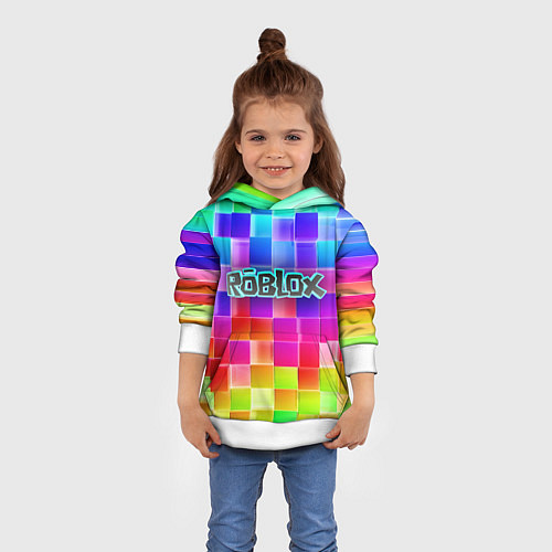 Детская толстовка Роблокс / 3D-Белый – фото 4