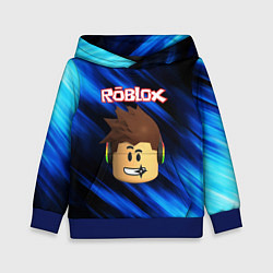 Толстовка-худи детская ROBLOX, цвет: 3D-синий