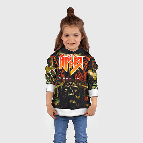 Детская толстовка Ария / 3D-Белый – фото 4