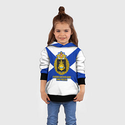 Толстовка-худи детская Тихоокеанский флот ВМФ России, цвет: 3D-черный — фото 2