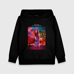 Толстовка-худи детская Очень странные дела, цвет: 3D-черный