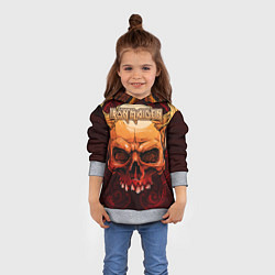 Толстовка-худи детская Iron Maiden, цвет: 3D-меланж — фото 2