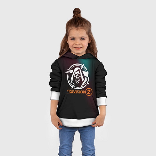 Детская толстовка The Division 2 Logo / 3D-Белый – фото 4