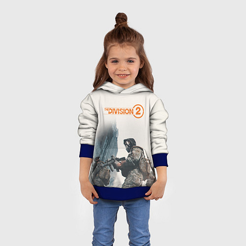 Детская толстовка The Division 2 Military / 3D-Синий – фото 4