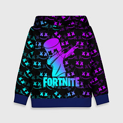 Толстовка-худи детская FORTNITE X MARSHMELLO, цвет: 3D-синий