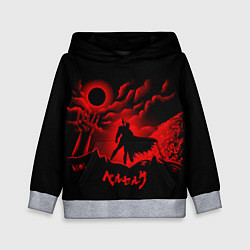 Толстовка-худи детская BERSERK, цвет: 3D-меланж