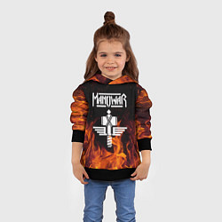 Толстовка-худи детская Manowar, цвет: 3D-черный — фото 2