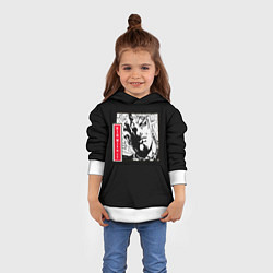 Толстовка-худи детская Jojos bizarre adventure Dio, цвет: 3D-белый — фото 2