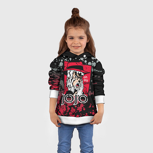 Детская толстовка Приключения ДжоДжо / 3D-Белый – фото 4