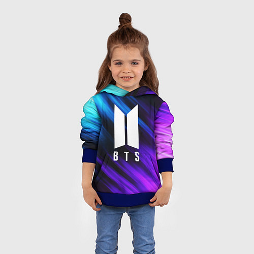 Детская толстовка BTS / 3D-Синий – фото 4