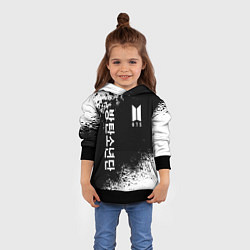 Толстовка-худи детская BTS, цвет: 3D-черный — фото 2