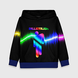 Толстовка-худи детская BILLIE ELLISH, цвет: 3D-синий
