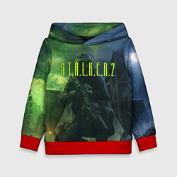Толстовка-худи детская STALKER 2, цвет: 3D-красный