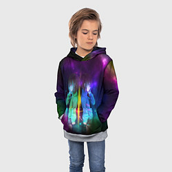 Толстовка-худи детская UNDERTALE, цвет: 3D-меланж — фото 2