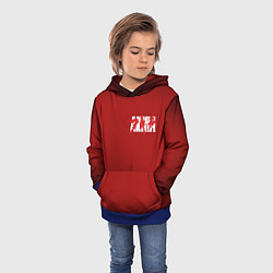 Толстовка-худи детская Akira, цвет: 3D-синий — фото 2