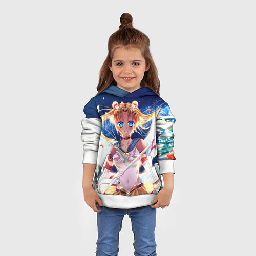Детская толстовка SAILOR MOON / 3D-Белый – фото 4