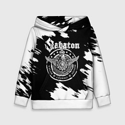 Толстовка-худи детская Sabaton, цвет: 3D-белый