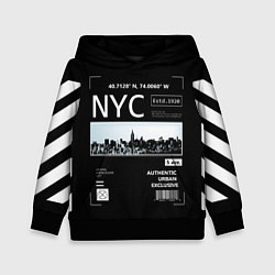 Толстовка-худи детская Off-White: NYC, цвет: 3D-черный