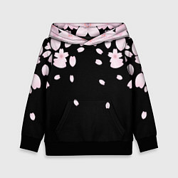 Толстовка-худи детская САКУРА, цвет: 3D-черный