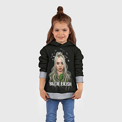 Толстовка-худи детская BILLIE EILISH, цвет: 3D-меланж — фото 2