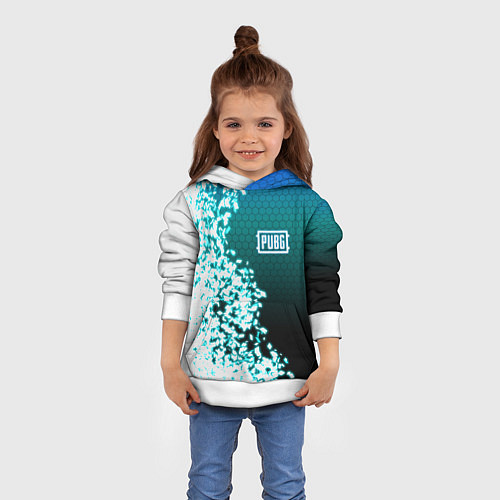 Детская толстовка PUBG / 3D-Белый – фото 4