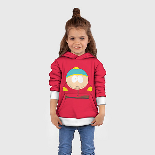 Детская толстовка ЮЖНЫЙ ПАРК / 3D-Белый – фото 4