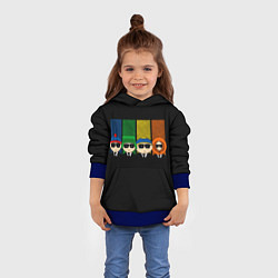 Толстовка-худи детская South Park, цвет: 3D-синий — фото 2