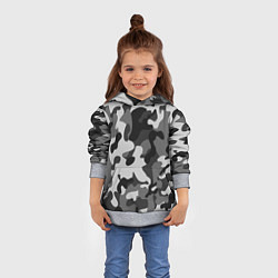 Толстовка-худи детская ГОРОДСКОЙ КАМУФЛЯЖ, цвет: 3D-меланж — фото 2