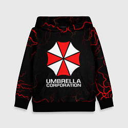 Толстовка-худи детская UMBRELLA CORP, цвет: 3D-черный