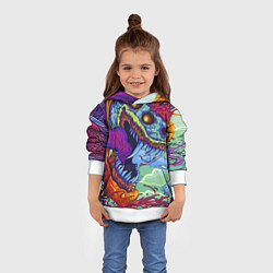 Толстовка-худи детская HYPERBEAST, цвет: 3D-белый — фото 2