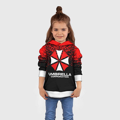 Детская толстовка Umbrella Corporation / 3D-Белый – фото 4