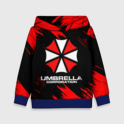 Толстовка-худи детская Umbrella Corporation, цвет: 3D-синий