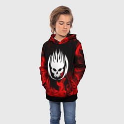 Толстовка-худи детская THE OFFSPRING, цвет: 3D-черный — фото 2