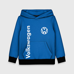 Толстовка-худи детская Volkswagen, цвет: 3D-черный