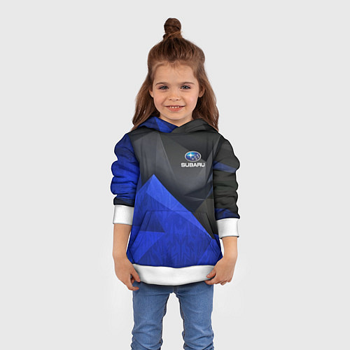 Детская толстовка SUBARU / 3D-Белый – фото 4