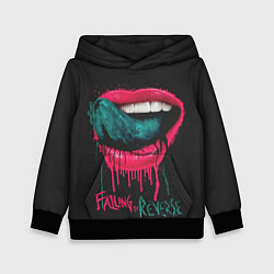 Толстовка-худи детская Falling in Reverse, цвет: 3D-черный