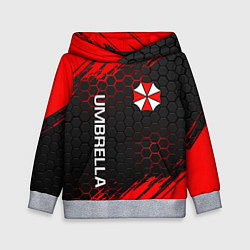 Толстовка-худи детская UMBRELLA CORP, цвет: 3D-меланж