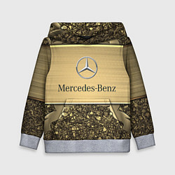Толстовка-худи детская MERCEDES GOLD, цвет: 3D-меланж