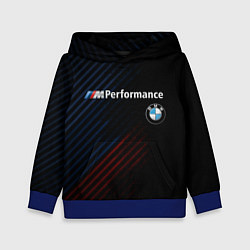 Толстовка-худи детская BMW PERFORMANCE, цвет: 3D-синий