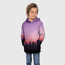 Толстовка-худи детская BTS, цвет: 3D-черный — фото 2