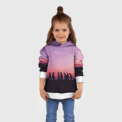 Толстовка-худи детская BTS, цвет: 3D-белый — фото 2